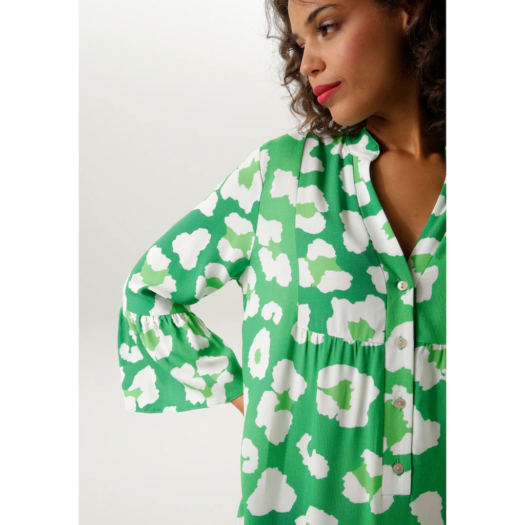 Aniston CASUAL Tunikakleid, mit farbenfrohen, graphischen BlÂ¨Â¹ten bedruckt