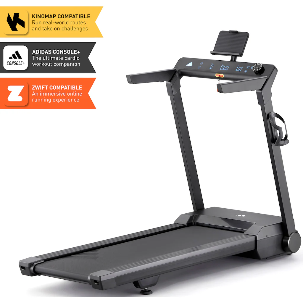 adidas Performance Laufband ?T-24c?, (mit Bluetooth und App-Funktion), bis max. 18 km/h, klappbar