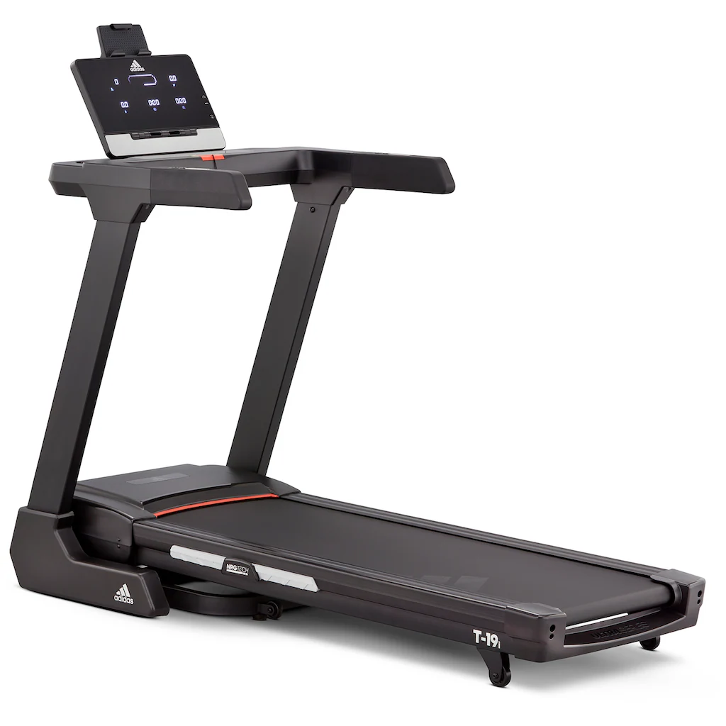 adidas Performance Laufband ?T-19i?, (mit LED-Display, klappbar, mit Bluetooth und App-Funktion), bis max. 18 km/h, klappbar