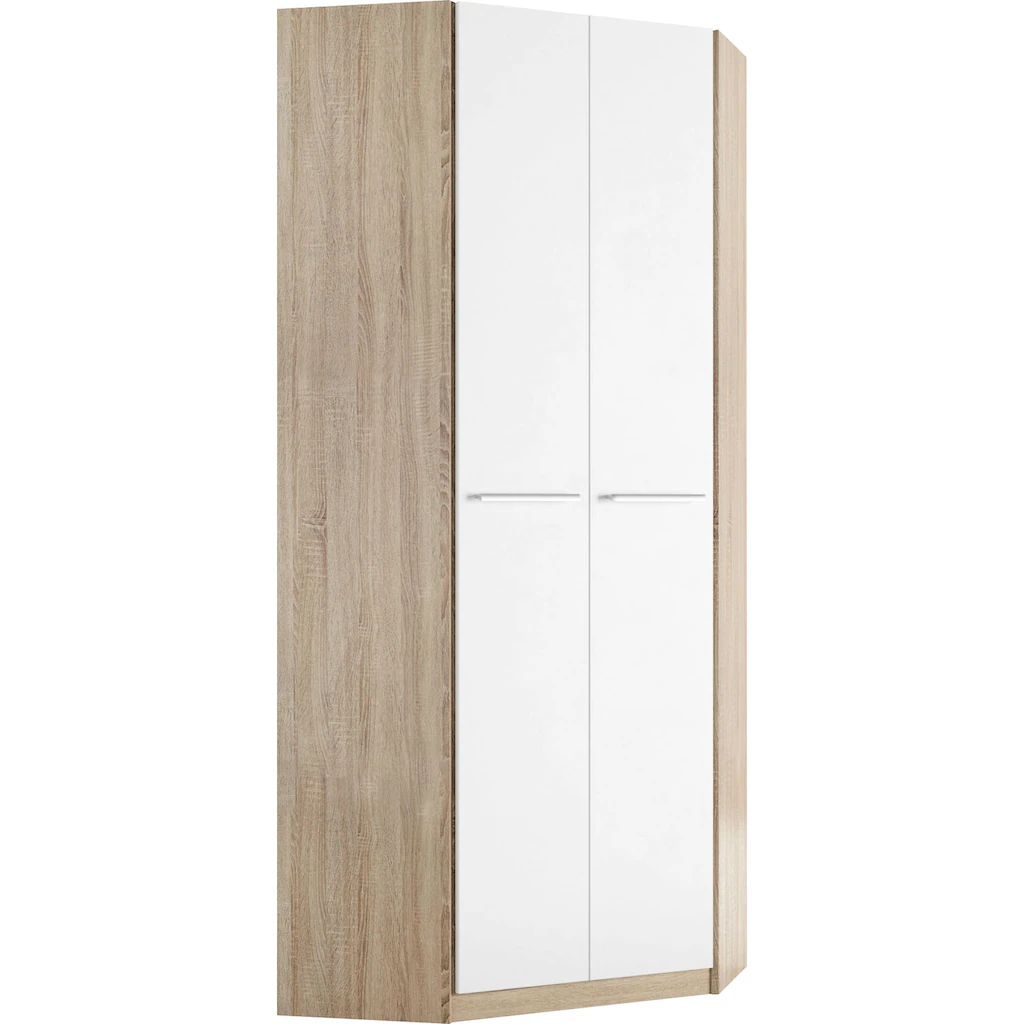priess Eckkleiderschrank ?Barcelona Kleiderschrank Eckl?sung Raumwunder?, in 2 Tiefen Schrank Eckschrank Garderobe