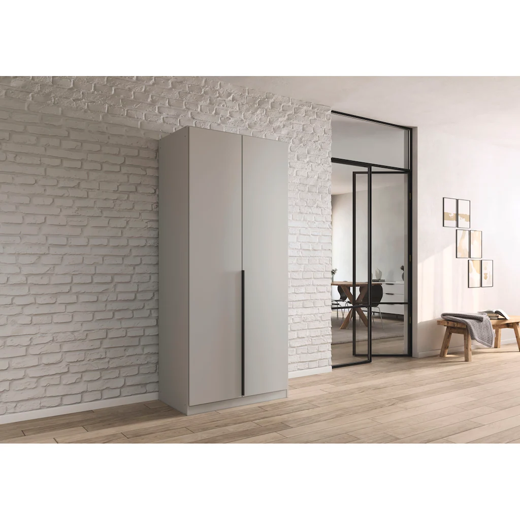 rauch DrehtÂ¨Â¹renschrank ?Kleiderschrank Schrank Garderobe AGORDO TOPSELLER Schlafzimmer?, (in zwei Griff-Farben mit Dekor- oder Hochglanzfront), durchdachte Innenausstattung, in 6 Breiten und 2 H?hen MADE IN GERMANY