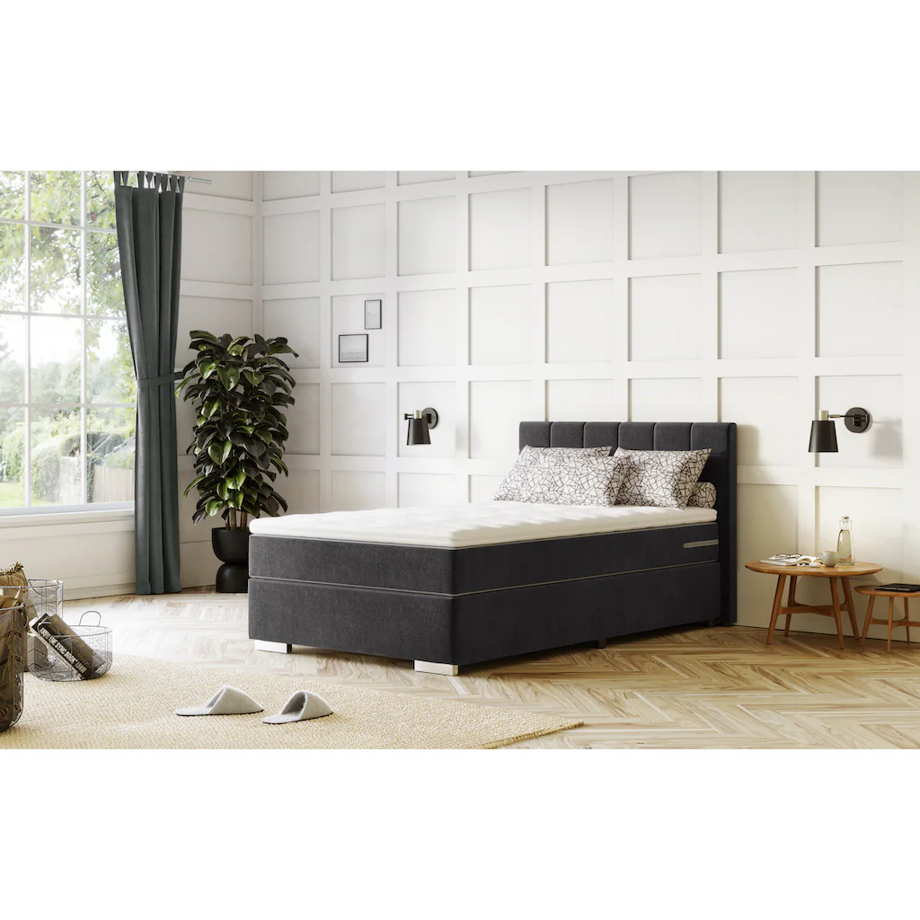 COTTA Boxspringbett ?Simba?, Topseller! wahlweise mit oder ohne Matratze und Topper bestellbar
