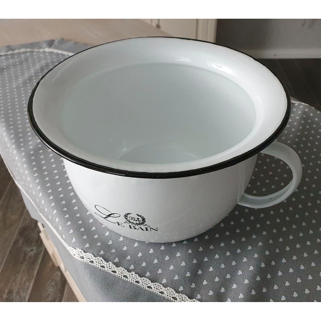 Ambiente Haus Â¨Â¹bertopf ?Nachttopf / T?pfchen aus Emaille?, (1 St.)