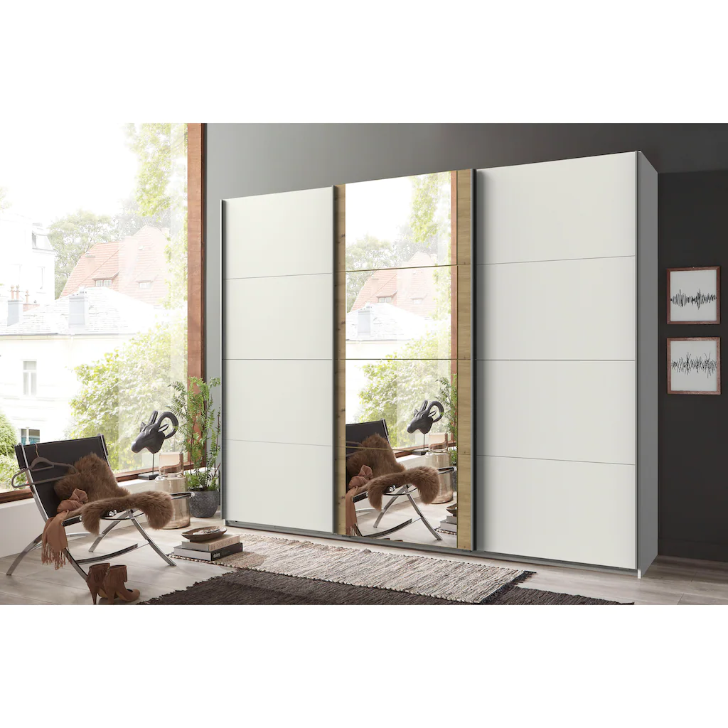 Wimex SchwebetÂ¨Â¹renschrank ?Bern SchiebetÂ¨Â¹renschrank TOPSELLER?, Schrank mit zus?tzlicher Innenausstattung, Garderobe