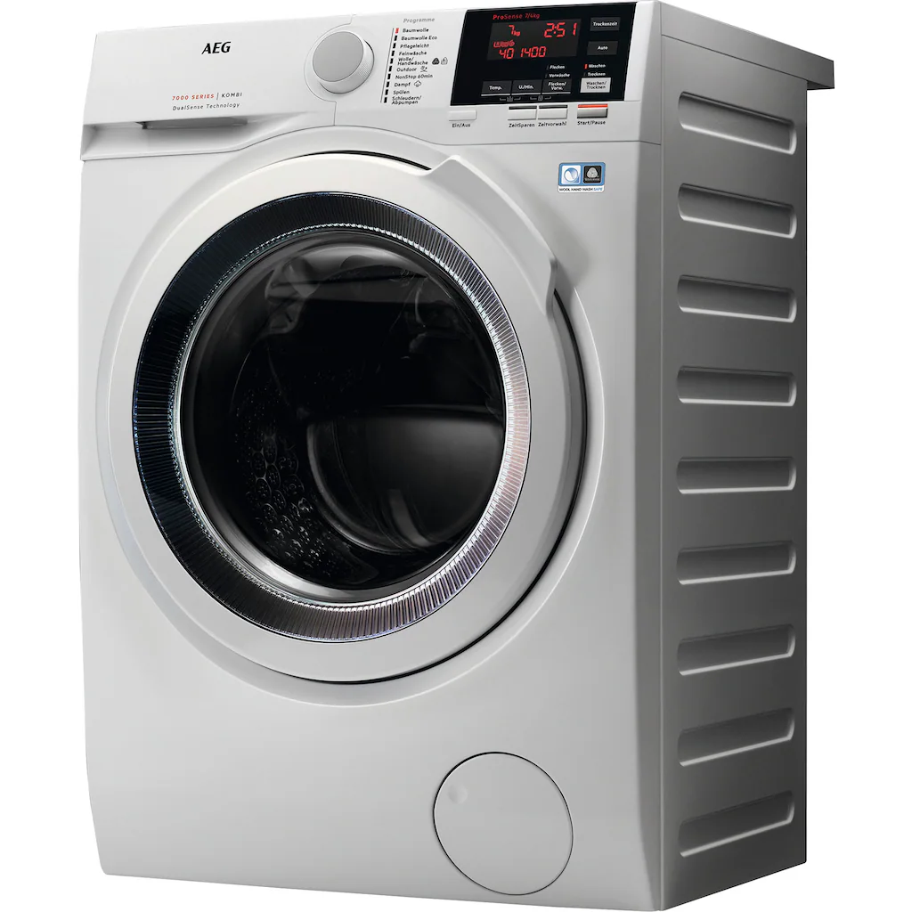 AEG Waschtrockner ?L7WBA60680?, ProSteam - Dampf-Programm fÂ¨Â¹r 96 % weniger Wasserverbrauch
