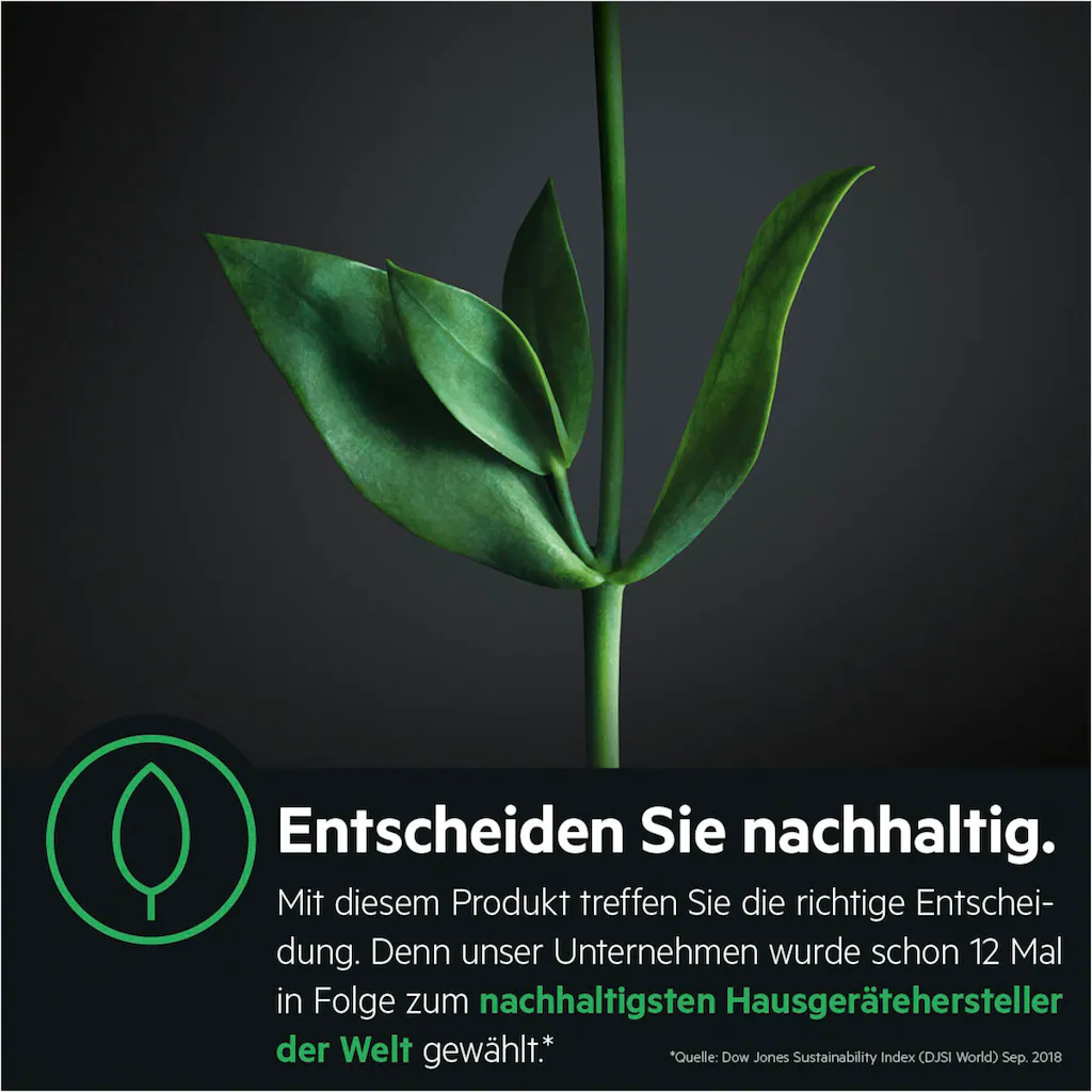AEG Waschtrockner ?L7WBA60680?, ProSteam - Dampf-Programm fÂ¨Â¹r 96 % weniger Wasserverbrauch