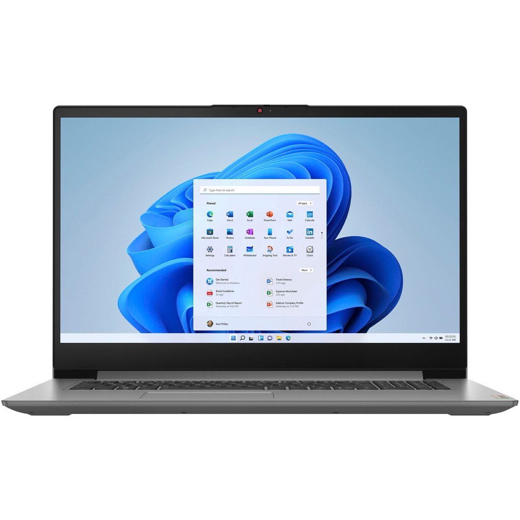Lenovo Notebook ?IdeaPad 3 17IAU7?, 43,94 cm, / 17,3 Zoll, Intel, Pentium Gold, UHD Graphics, 512 GB SSD