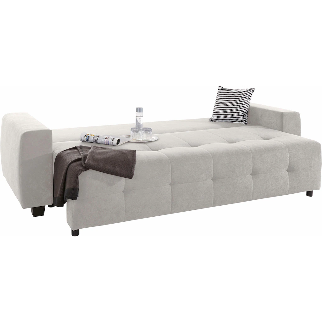 COLLECTION AB Schlafsofa ?Bella?, mit Bettfunktion und Bettkasten, inkl. loser RÂ¨Â¹cken- und Zierkissen